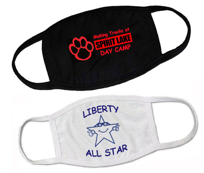 Custom Print Cotton Face Mask (100 pc min) ASFMSBA