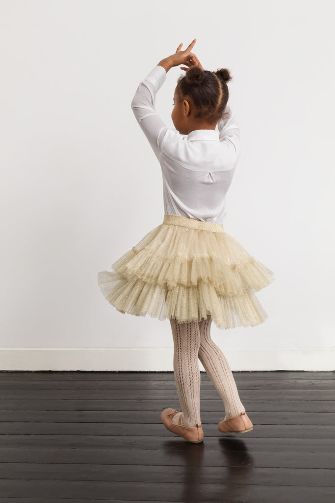 Dancer Tutu, Skirt - Gold - Marmar Copenhagen