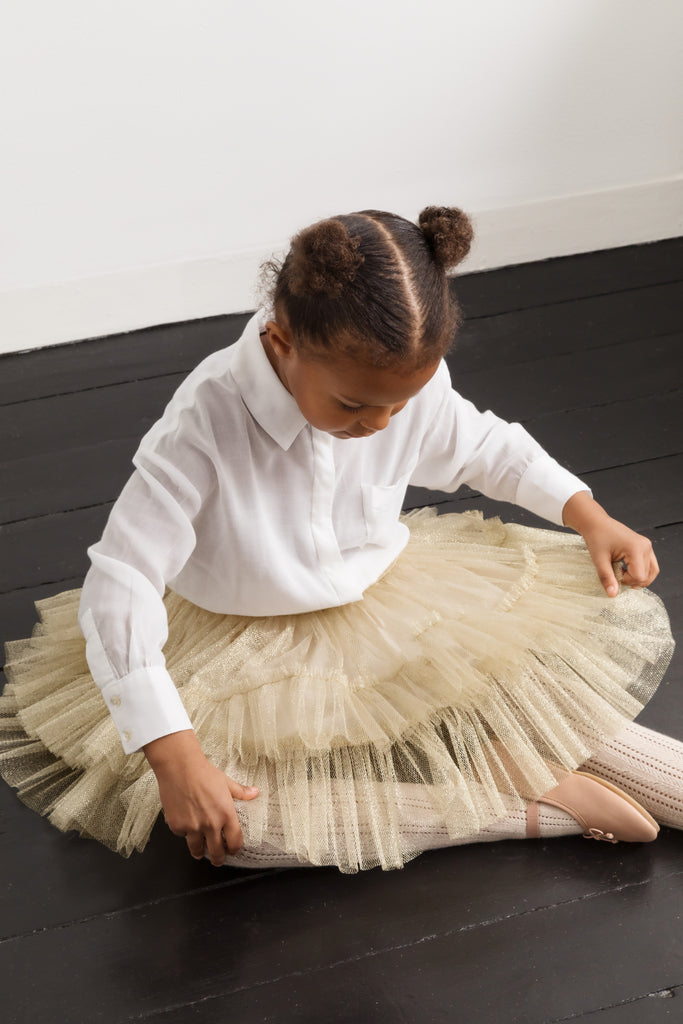 Dancer Tutu, Skirt - Gold - Marmar Copenhagen