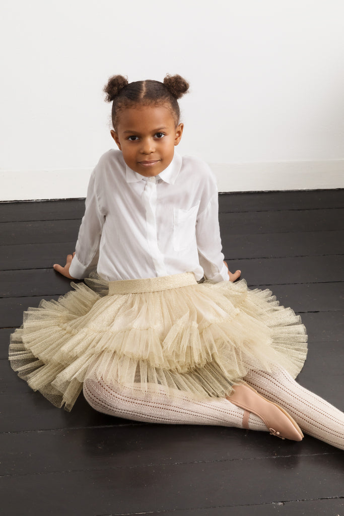 Dancer Tutu, Skirt - Gold - Marmar Copenhagen