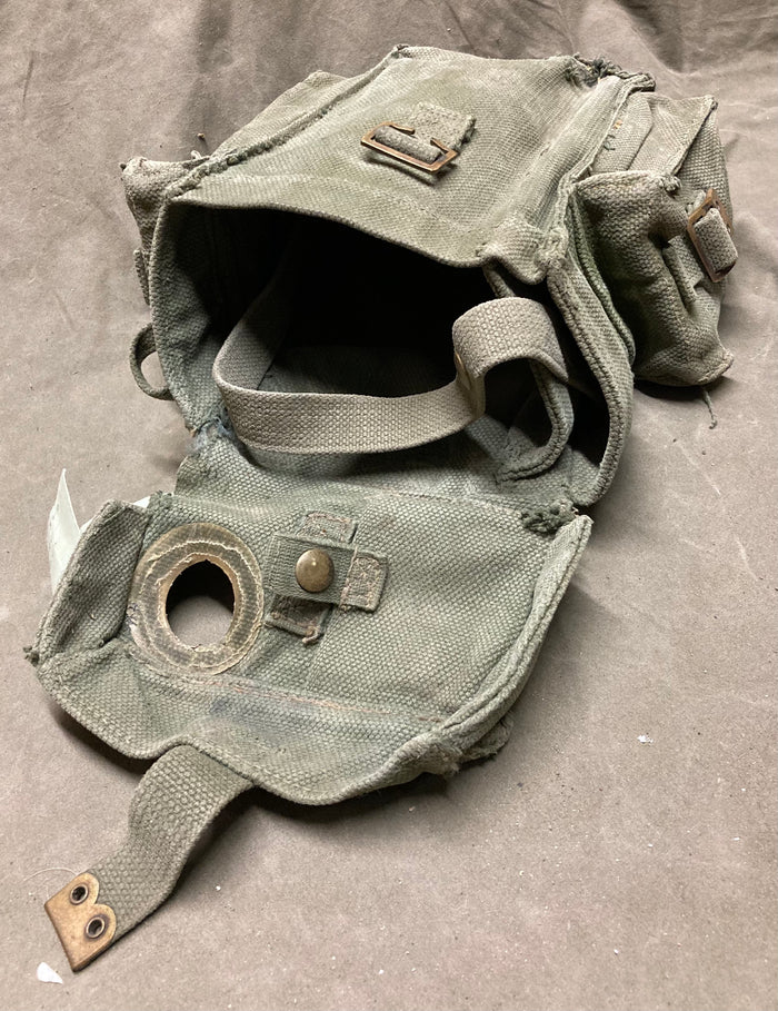 Danish Military PRC-26 Radio Pouch – Canvas or Rubberized Nylon, Belt & Backpack Carry, Cold War