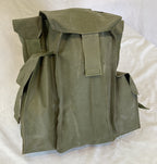 Danish Military PRC-26 Radio Pouch – Canvas or Rubberized Nylon, Belt & Backpack Carry, Cold War