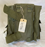 Danish Military PRC-26 Radio Pouch – Canvas or Rubberized Nylon, Belt & Backpack Carry, Cold War