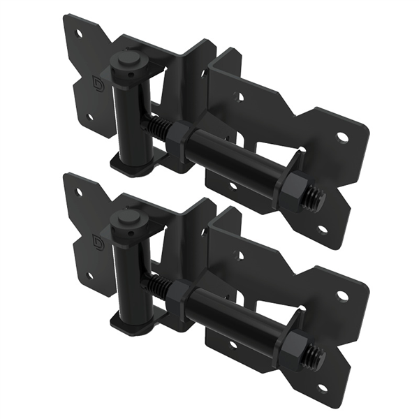 D&D - Hamptons pvc gate HINGE - BLACK - 2pk - Image 1