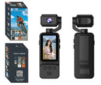 DV08 Pocket Action Camera with 270° Rotating Lens & Back Clip