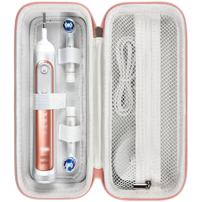 Oral-B & Sonicare Toothbrush Travel Case – Regular Size / Gold – protective case product view
