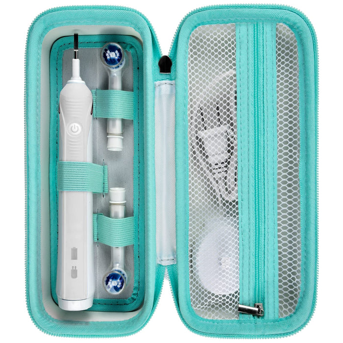 Oral-B & Sonicare Toothbrush Travel Case – Regular Size / White – protective case product view