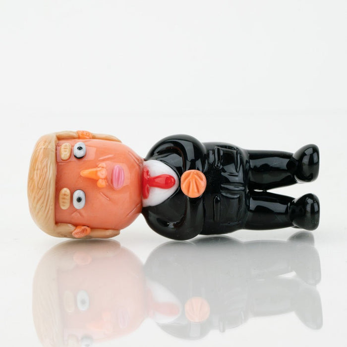 Empire Glassworks Agent Orange Dry Pipe - Empire Smokes