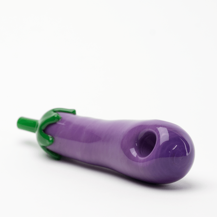 Empire Glassworks Dry Pipe - Eggplant - Empire Smokes