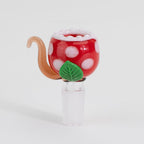 Glass fire plant bowl piece for bong