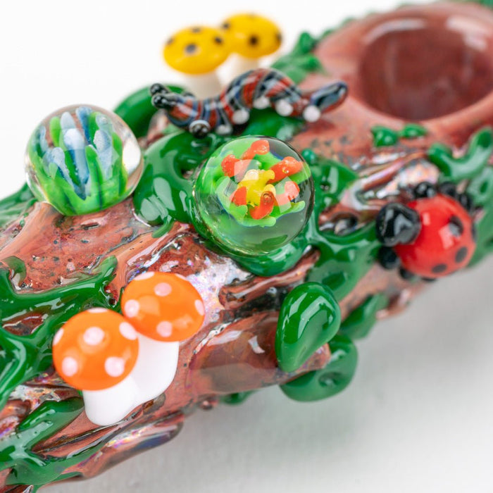 Empire Glassworks Mossy Log Dry Pipe - Empire Smokes
