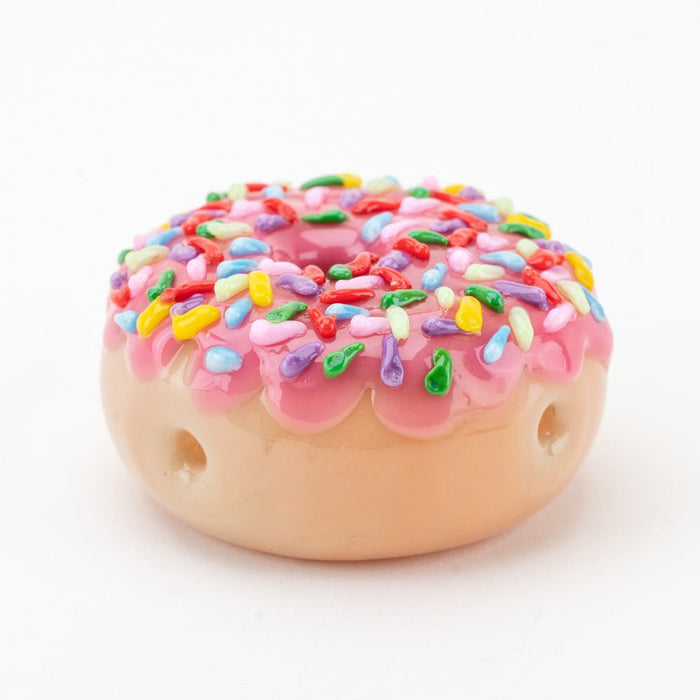 Empire Glassworks Pink Sprinkle Donut Dry Pipe