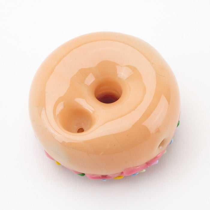 Empire Glassworks Pink Sprinkle Donut Dry Pipe