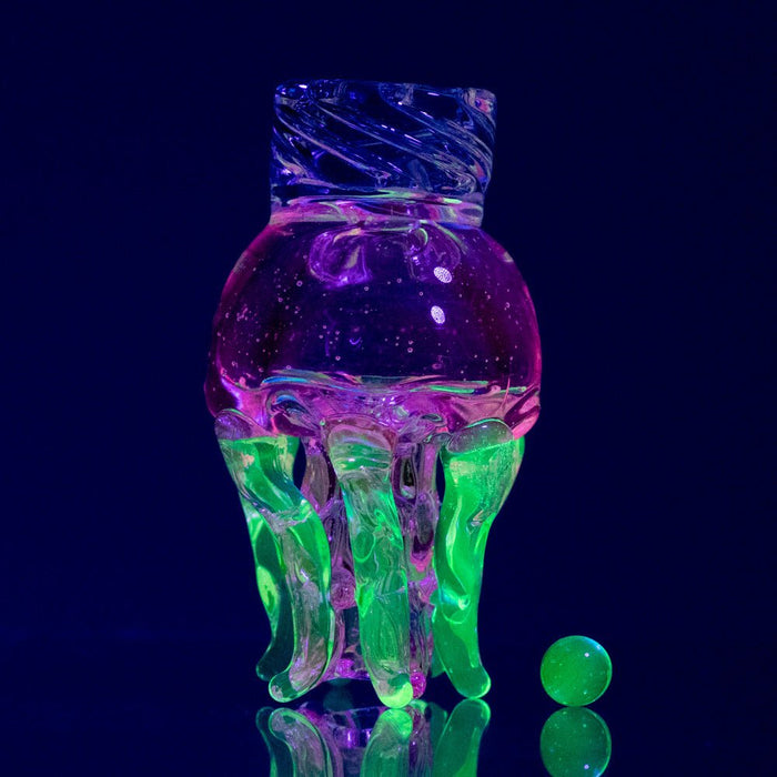 Empire Glassworks UV Jellyfish Spinner Cap