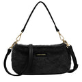 Every Other Baguette Cross Body Shoulder Bag - Black