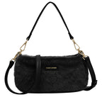 Every Other Baguette Cross Body Shoulder Bag - Black