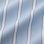 Ferrecci Light Blue Striped Slim Fit Cutaway Collar Cotton Dress Shirt