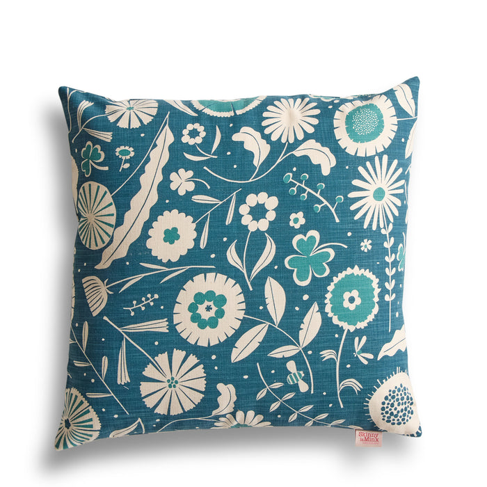 Flourish Pillow in Midnight
