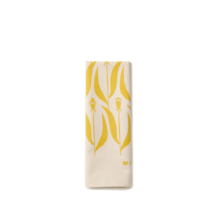 Flower Ring Tea Towel in Pollen