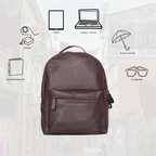 Brown Genuine Leather Backpack for Men and Women for Travel and Everyday Use-feature image