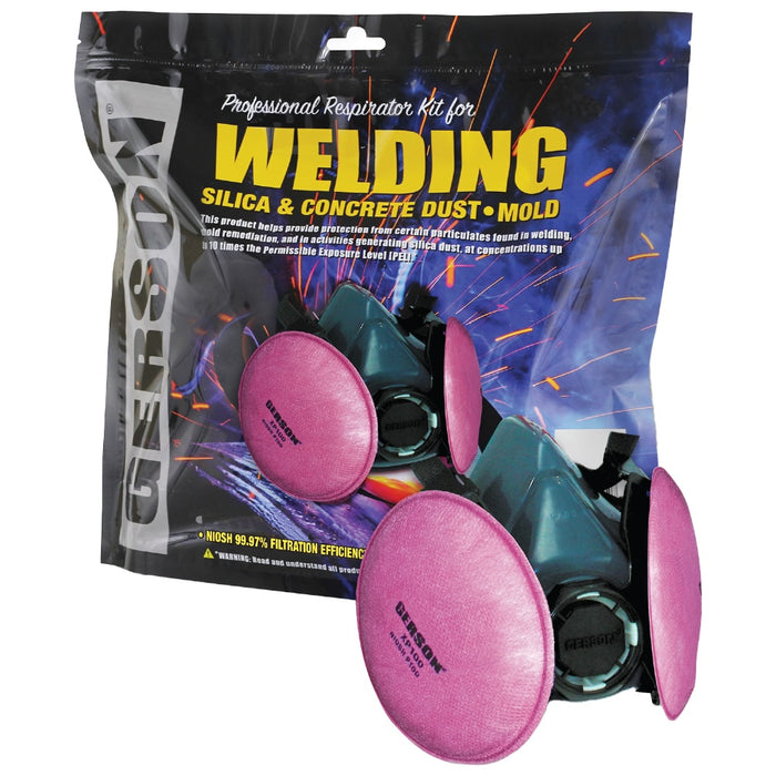 Gerson P100 Welding/Silica/Mold NIOSH Respirator Kit