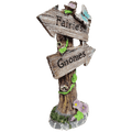 Gnome Decorations Fairies and Gnomes Sign, 6 inch