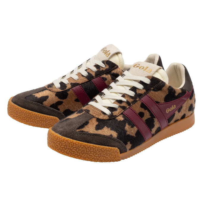 Gola Elan Savanna Trainer - Tan Cow/Cerise/Mocha