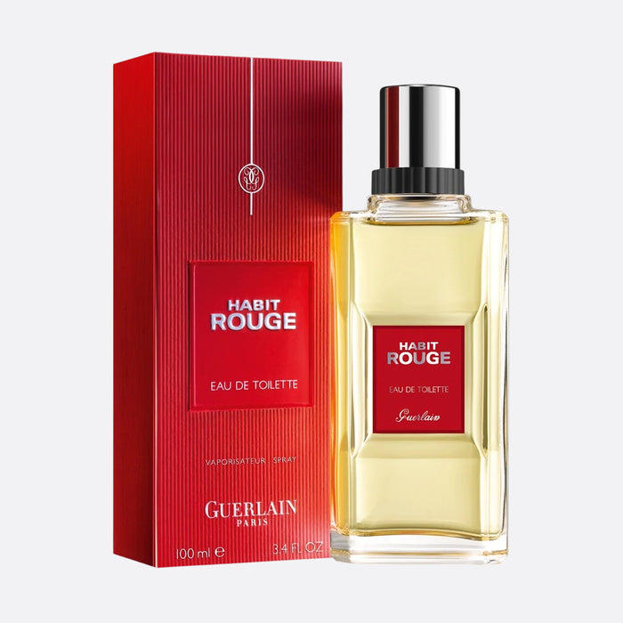 Guerlain Habit Rouge Eau de Toilette Spray, 3.4 oz