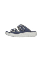 Damen Pantolette H-Cora Blau Weite H 924501-102-206