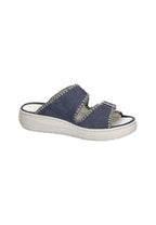 Damen Pantolette H-Cora Blau Weite H 924501-102-206 - Ansicht 4