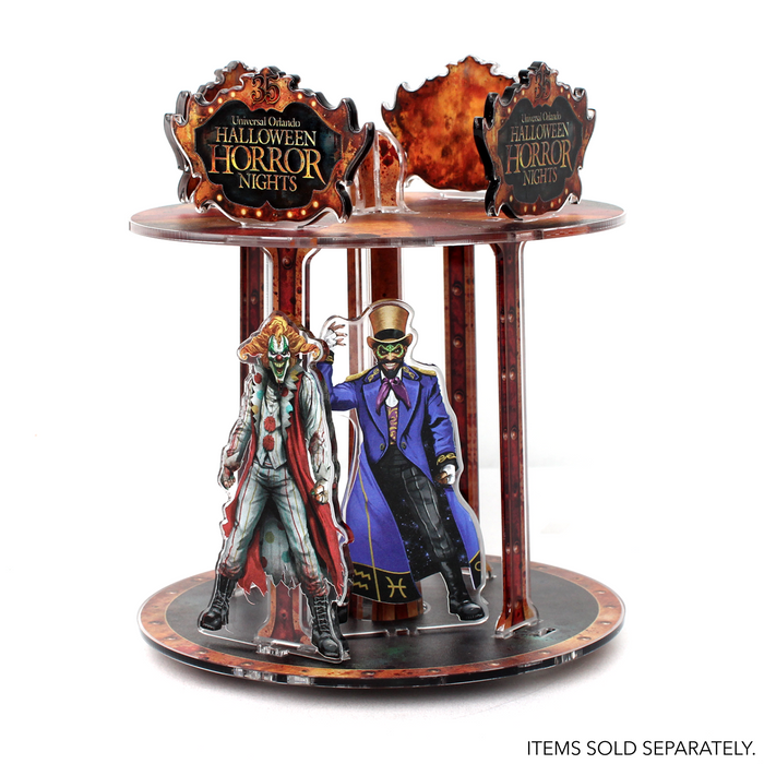 Halloween Horror Nights 2026 Dr. Oddfellow Acrylic Set
