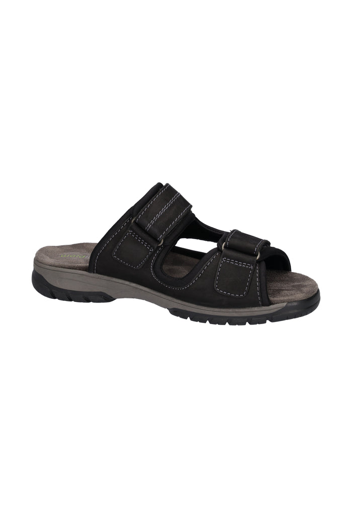 Herren Sandale Harald Schwarz Weite H 372501-100-001 - Ansicht 4