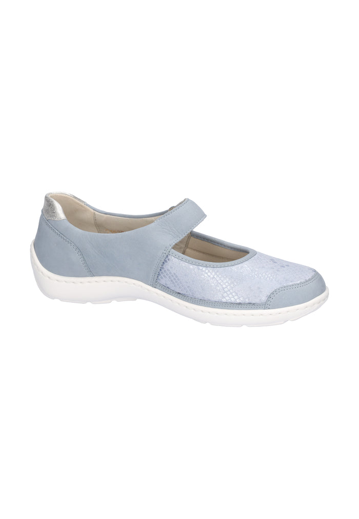 Damen Halbschuh Henni Blau Weite H 496H33-300-267 - Ansicht 4