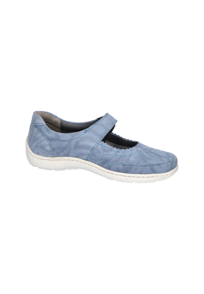 Damen Halbschuh Henni Blau Weite H 496302-700-267 - Ansicht 4