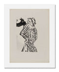 MFA Prints archival replica print of Henri de Toulouse-Lautrec, Chanteur Americain from the Museum of Fine Arts, Boston collection.
