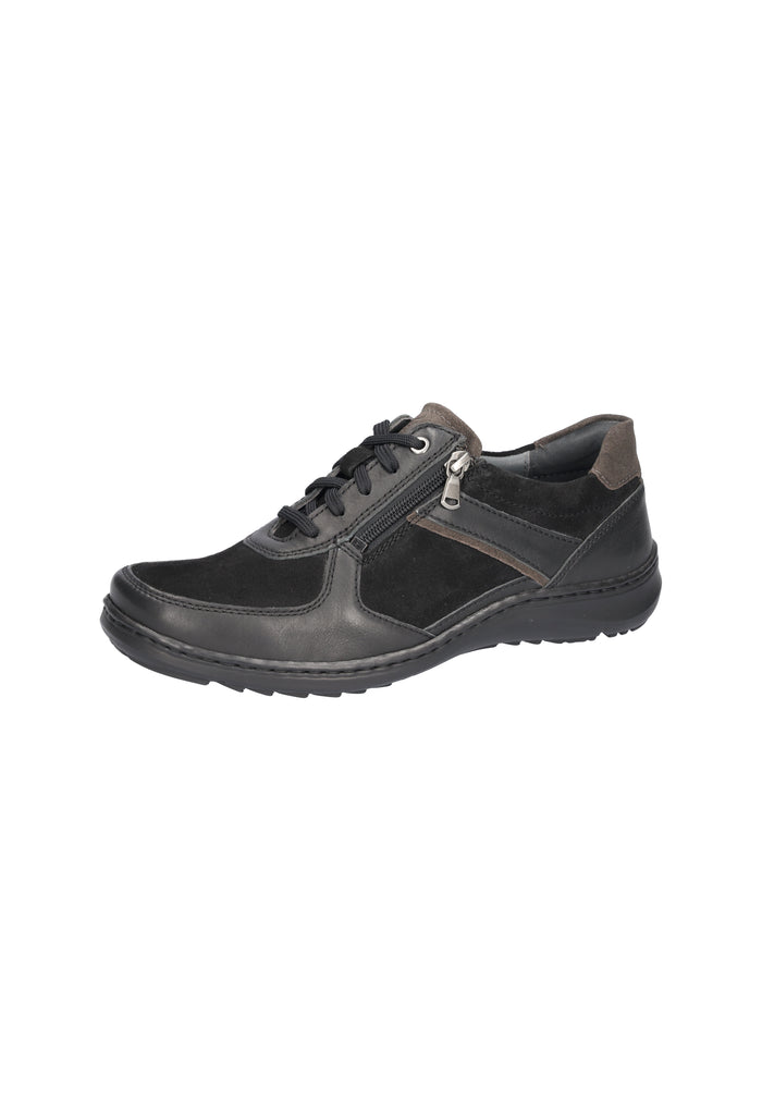 Herren Halbschuh Herwig Schwarz Weite H 478014-103-991 - Ansicht 2