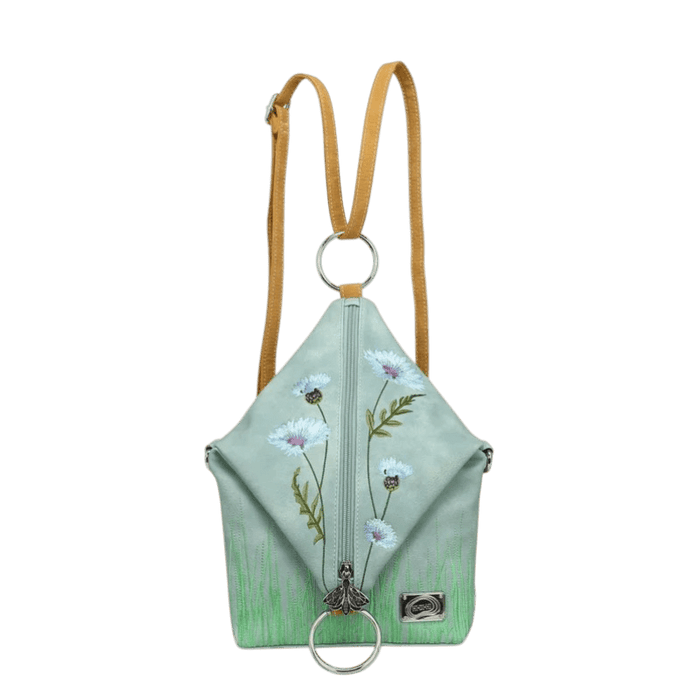 Hi-DI-HI Wildflower crosbody/backpack, l. blue