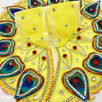 I lost my heart in Vrindavan - Yellow Mesh -  Laddu Gopal Outfit