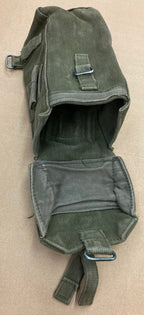 British P58 Left Side Ammunition Pouch – Cold War Era Surplus Cotton Canvas Web Equipment