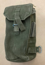 British P58 Left Side Ammunition Pouch – Cold War Era Surplus Cotton Canvas Web Equipment