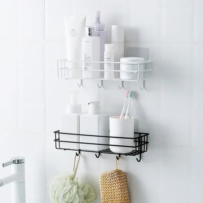 Iron Bathroom Hanging Shelf Wall Mounted