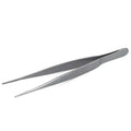 Pair of silver JB Prince tweezers on a white background.