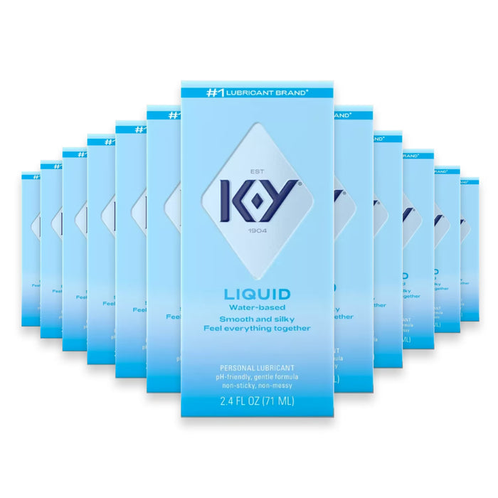 K-Y Liquid Personal Lubricant – 2.4 Fl Oz – 24 Pack