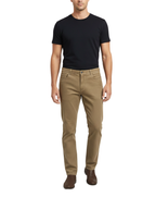 Label E Brown Regular Fit Cotton Stretch Five-Pocket Corduroy Pants