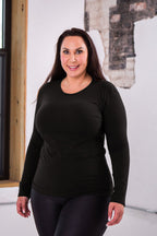 Ladies Premium Cotton Long Sleeve Tee