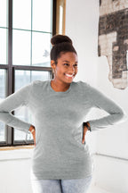 Ladies Premium Cotton Long Sleeve Tee