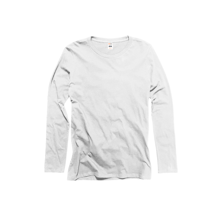 Ladies Premium Cotton Long Sleeve Tee