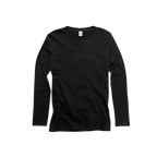 Ladies Premium Cotton Long Sleeve Tee