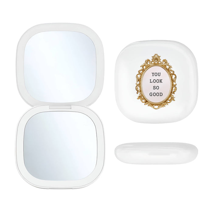 LED Compact Mirror - You Look So Good Mirror