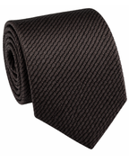 Letteriello Dark Brown Woven Grenadine Silk Neck Tie